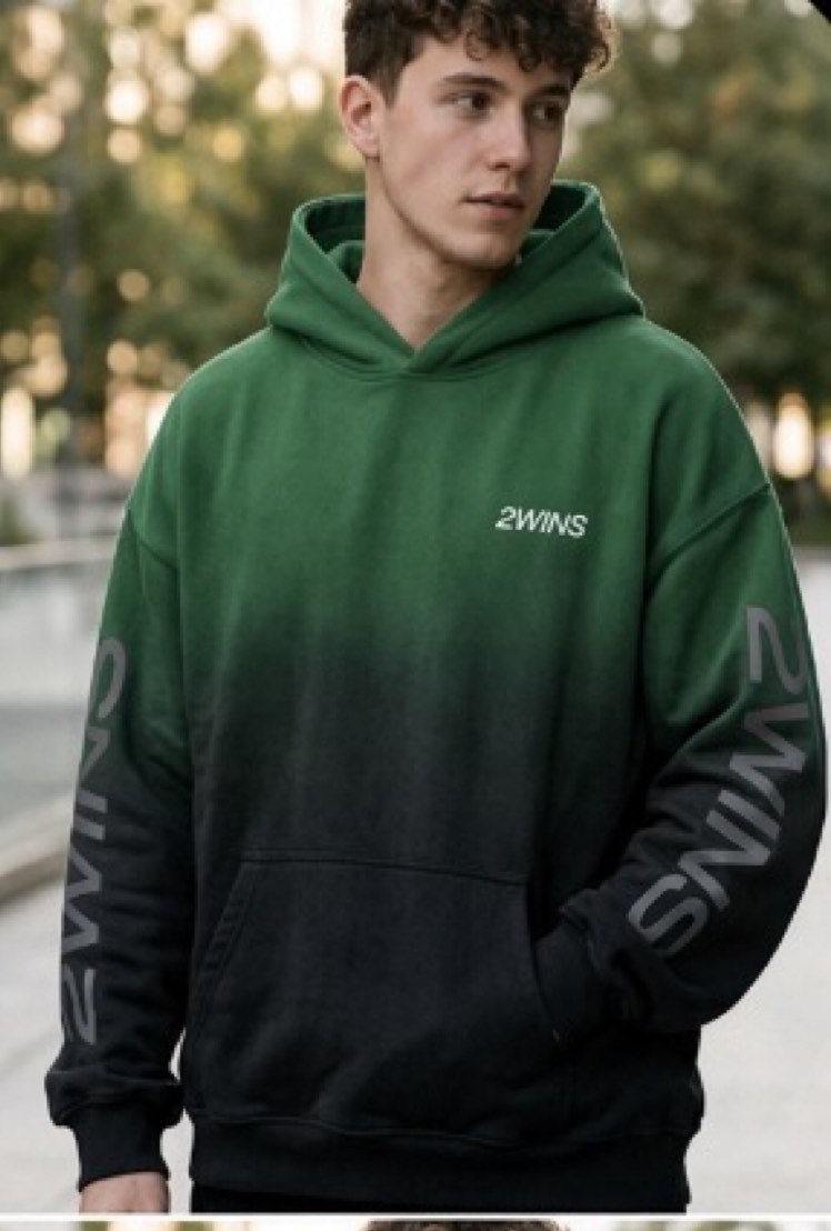 Fade Hoodie in Forest