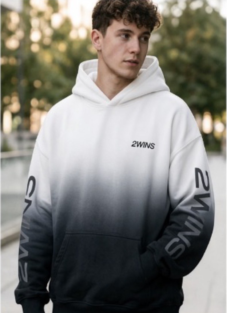 Fade Hoodie in Ivory