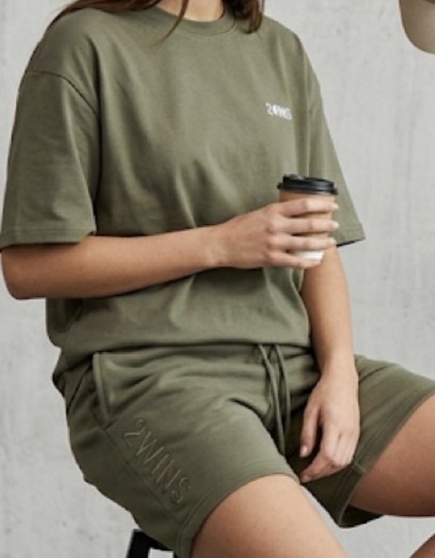 Sweat Shorts in Olive