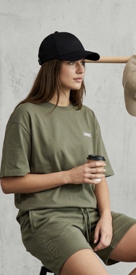 Oversized Tee in Olive
